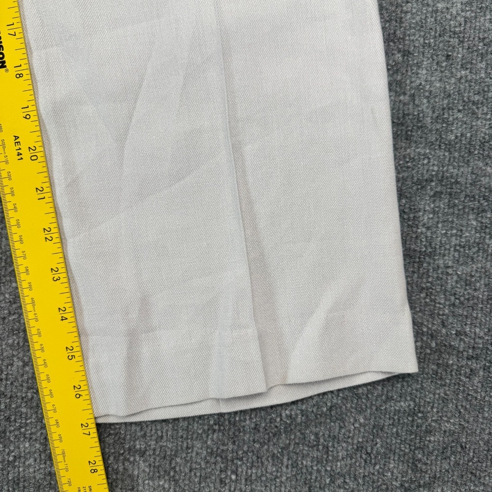 Club Monaco Women's Tea Lounge Wide Leg Utility Pants Cream Cropped Size 0 - Picture 2 of 9